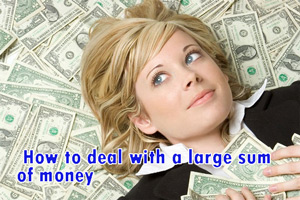  sugar baby, receive large sum of money
